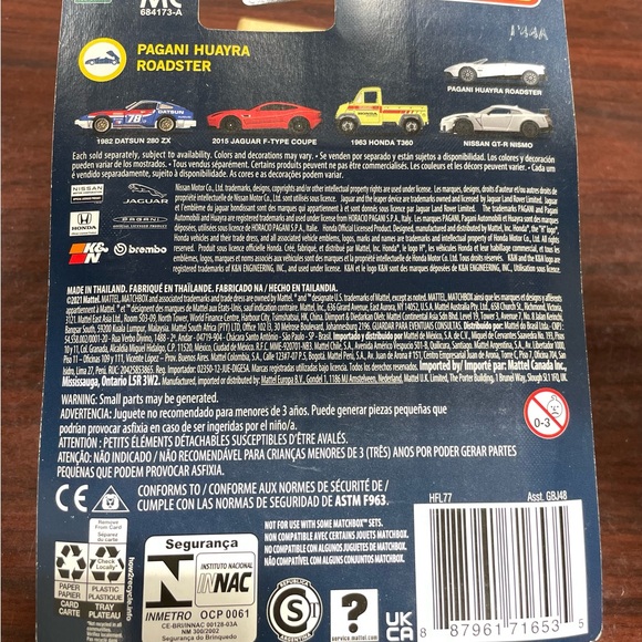 MATCHBOX 2022 COLLECTORS SERIES WHITE PAGANI HUAYRA ROADSTER REAL RIDERS! - Picture 2 of 4